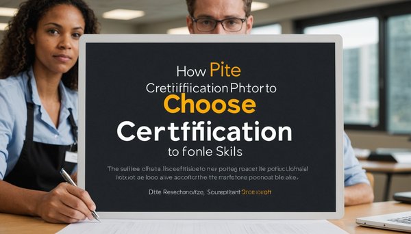 Comment choisir une formation certifiante pour développer ses compétences professionnelles
