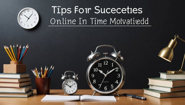 astuces pour réussir ses études en ligne : organiser son temps et rester motivé